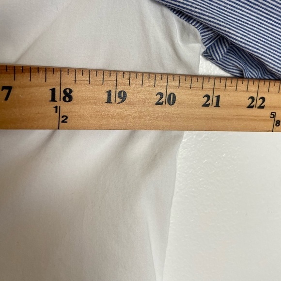 Chico’s Embroidered Patchwork Shirt Size 1 US M Button Down Long Sleeve Cotton - Picture 7 of 9